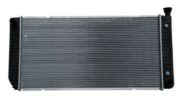 RADIADOR CHEVROLET SUBURBAN/ SILVERADO 94-96 AUT V8 17 1/3X 33 6/7 ALUM SOLDADO ORIGINAL (119624)