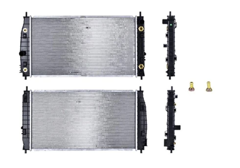 RADIADOR CRYSLER 300 M/CONCORDE/INTREPID/LHS DE 1998 AL 2004 V6 3.2/3.5 L 2 ENFRIADORES AUT 26 4/7X14 1/2X26MM ALUM SOLDADO POLAR *A