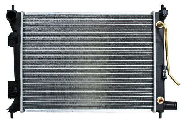 RADIADOR DODGE ATTITUDE 12-14/ GRAND I10 15-20/ KIA RIO 16-17 AUT L4 1.2L/ 1.4L/ 1.6L C/ AIRE 15X 19 5/8 ALUM SOLDADO