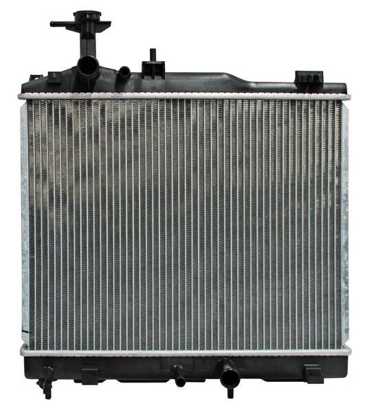 RADIADOR DODGE ATTITUDE 15-20/ MIRAGE G4 19-20/ MIRAGE 15-19 STD L4 1.2L 14 3/4X 19 1/3 ALUM SOLDADO