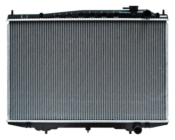 RADIADOR NISSAN PU D22 2008 AL 2015/ FRONTIER/ XTERRA DE 2000 AL 2004 STD L4 2.4 GAS 17 2/3X 27 1/5 ALUM SOLDADO TW