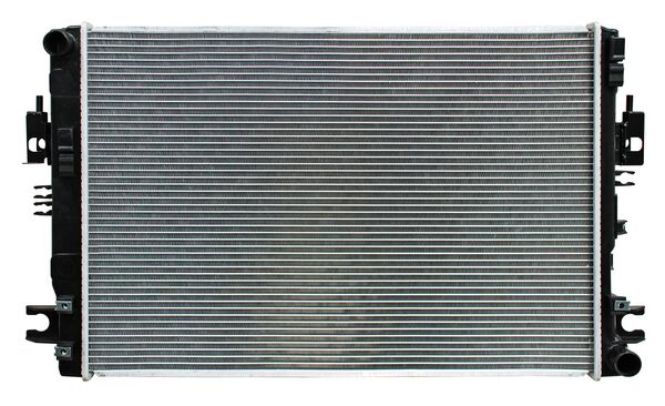 RADIADOR NISSAN PU NP300/ FRONTIER DE 2016 AL 2020 STD L4 2.5L GAS 19 1/5X 28 3/7 ALUM SOLDADO