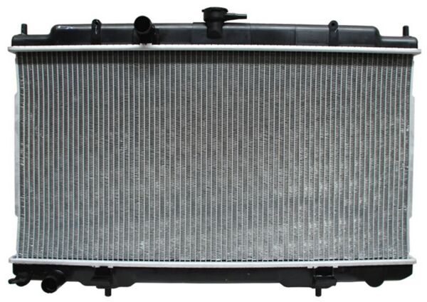 RADIADOR NISSAN SENTRA DE 2001 AL 2006 STD L4 1.8L 2 LIN 14 1/5X 27 ALUM SOLDADO *R
