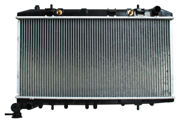 RADIADOR NISSAN TSURU III DE 1991 AL 2017/ TSUBAME DE 1993 AL 2004/ SENTRA DE 1993 AL 2000 AUT L4 1.6L/ 2.0L 12 2/3X 25 1/2 ALUM SOLDADO (100917) TW