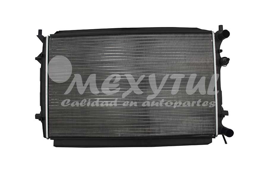 RADIADOR VOLKSWAGEN JETTA A6 BICENTENARIO MKVI/BEETLE DE 2011 AL 2015 L4 2.0/2.5 L C/S AIRE STD 25 3/5X16 1/3X23MM ALUM MECANICO POLAR (126688) *A