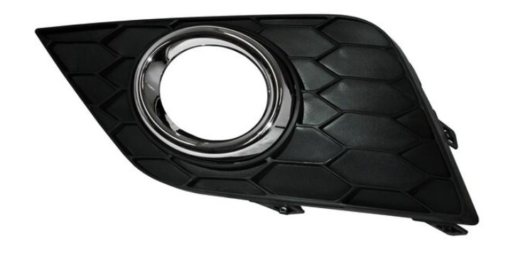 REJILLA (PARRILLA) DEFENSA NISSAN SENTRA 16-18 C/MOLD CROM P/FARO AUX IZQ