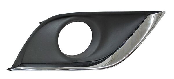 REJILLA (PARRILLA) DEFENSA NISSAN VERSA DE 2015 AL 2019 P/FARO AUX C/MOLD CROM DER TW