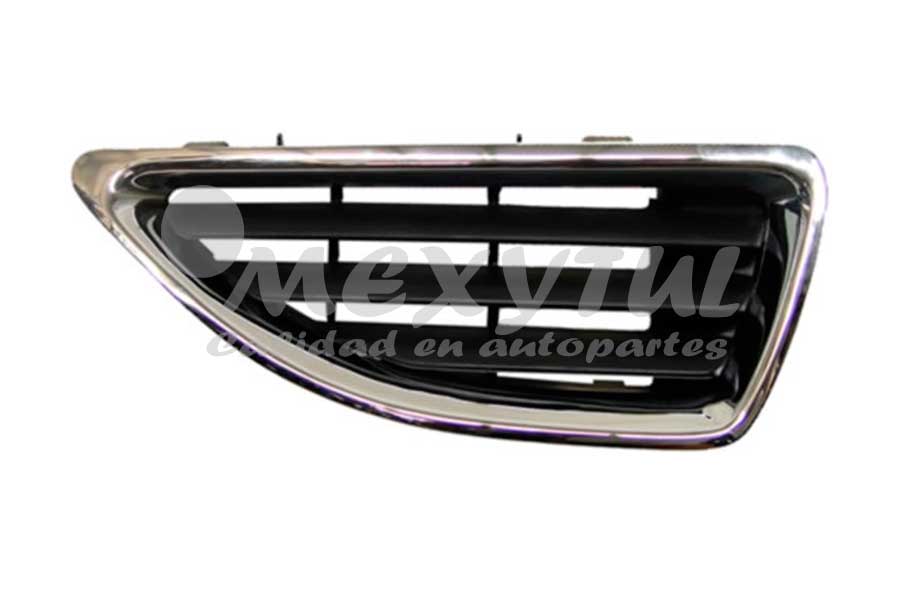 REJILLA (PARRILLA) DEFENSA RENAULT MEGANE DE 1999 AL 2004 NEG F/CROM DER (9113) *A