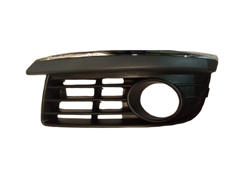 REJILLA (PARRILLA) DEFENSA VOLKSWAGEN BORA DE 2005 AL 2010 C/MOLD F/CROM P/FARO AUX IZQ (7101)