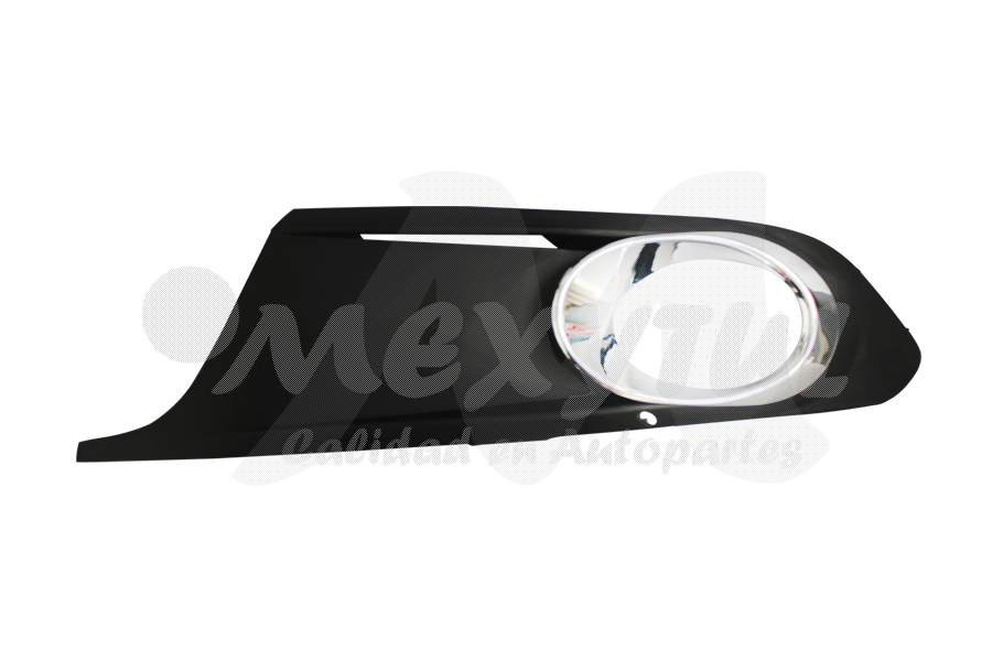 REJILLA (PARRILLA) DEFENSA VOLKSWAGEN JETTA BICENTENARIO DE 2011 AL 2014 P/FARO AUX F/CROM IZQ (136082) EX+