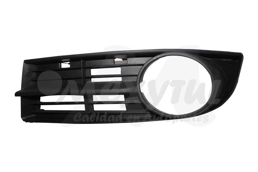 REJILLA (PARRILLA) DEFENSA VOLKSWAGEN TOURAN DE 2007 AL 2009 P/FARO AUX IZQ ORIGINAL (7132) EX+