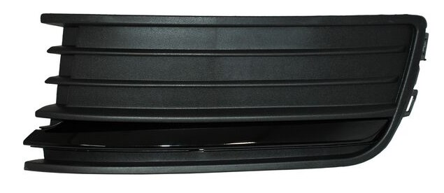 REJILLA (PARRILLA) DEFENSA VOLKSWAGEN VENTO 16-20 S/FARO AUX C/MOLD NEG IZQ