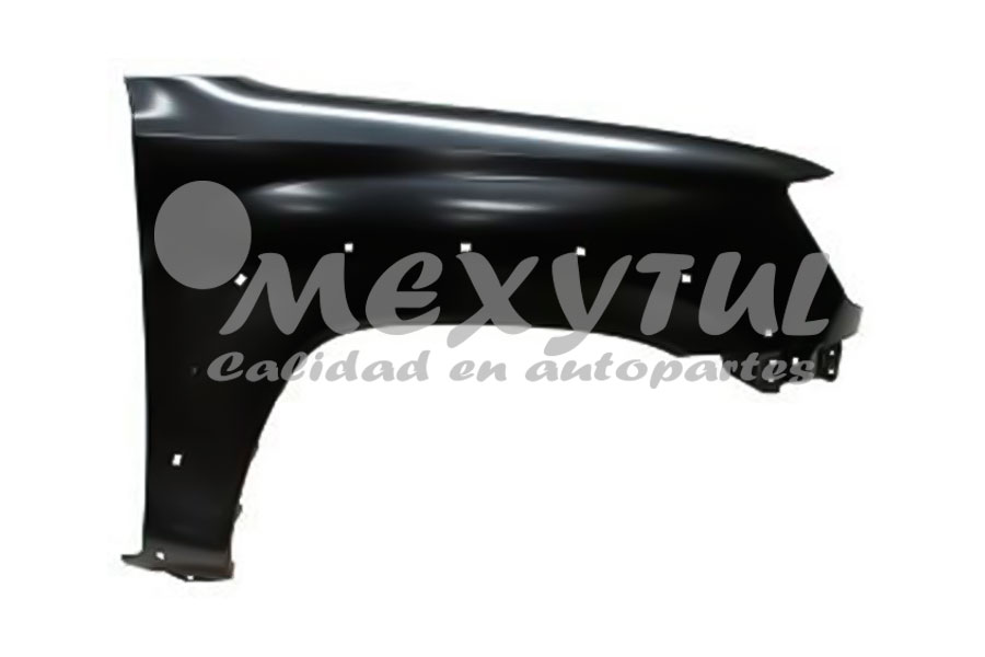 SALPICADERA TOYOTA TACOMA 2005 AL 2015 C/HOYO P/MOLD DER