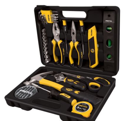 SET DE HERRAMIENTAS 42 PZS MANGO COMFORT PRETUL SET-42 22101