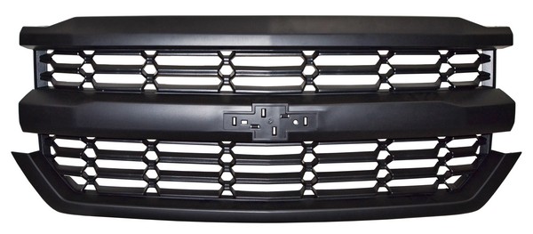 PARRILLA CHEVROLET PU 16-18 SILVERADO NEG ROMBO TW