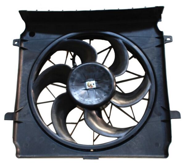 MOTOVENTILADOR JEEP LIBERTY 2002 AL 2007 2.4/V6 3.7L P/RAD SENCILLO COMPLETO 2 PINES KS TW *R