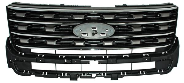 [PFEX16X] PARRILLA FORD EXPLORER 16-17 NEG C/MOLD CROM  TW