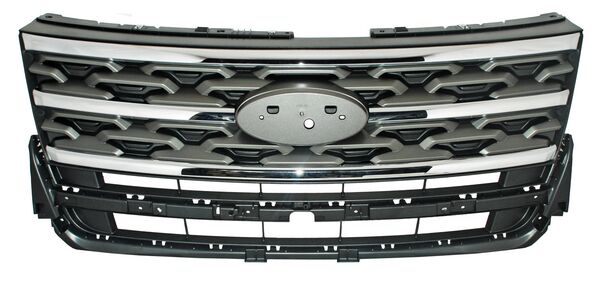 PARRILLA FORD EXPLORER 18-19 GRIS CLARO C/MOLD CROM  TW