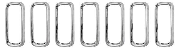 REJILLA (PARRILLA) JEEP RENEGADE 15-17 CROM BISELES 7 PZAS TW