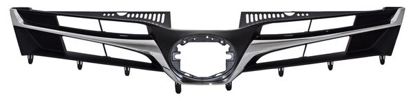 [PTSI18] PARRILLA TOYOTA SIENNA 18-20 NEG C/MOLD CROM TW