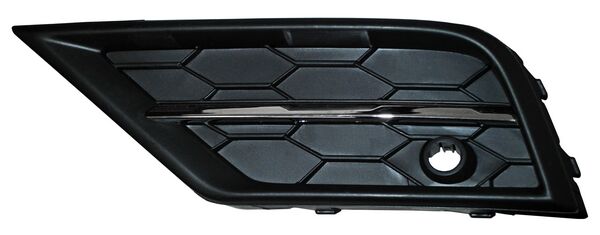 REJILLA (PARRILLA) VOLKSWAGEN TIGUAN 18-19 C/MOLD CROM C/HOYO P/SENSOR IZQ TW
