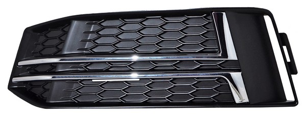 REJILLA (PARRILLA) AUDI A4 17-19 F/CROM S/FARO AUX IZQ