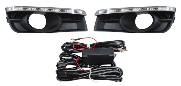 REJILLA (PARRILLA) CHEVROLET CRUZE 10-14 P/FARO AUX C/LEDS JGO  TW