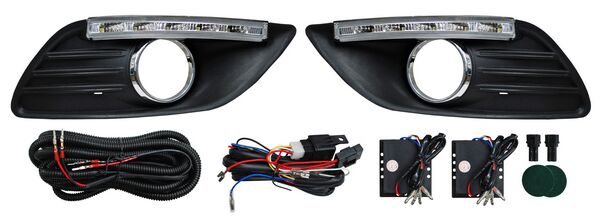 REJILLA (PARRILLA) FORD FOCUS 09-11 P/FARO AUX C/LEDS JGO **** TW
