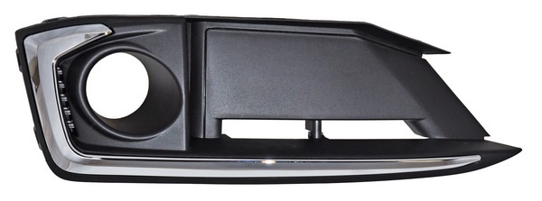 REJILLA (PARRILLA) HONDA CIVIC 19-20 4 PTAS P/FARO AUX C/MOLD CROM DER TW