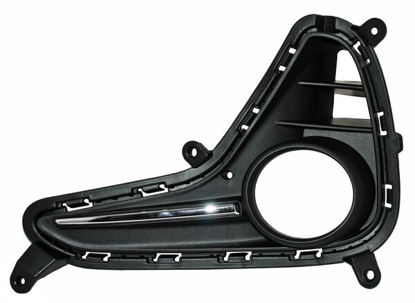 REJILLA (PARRILLA) HYUNDAI GRAND I10 18-20 5 PTAS P/FARO AUX C/MOLD IZQ TW