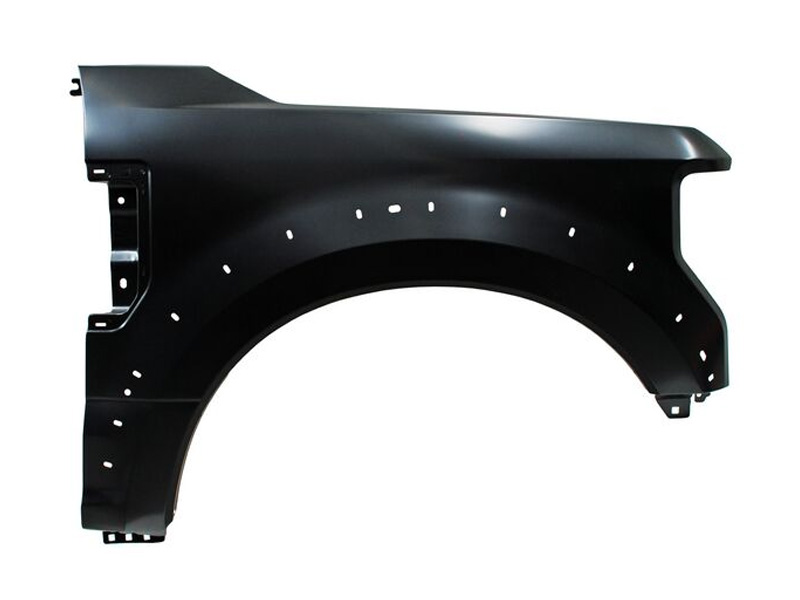 SALPICADERA FORD SUPER DUTY /F450 2020 AL 2022 ALUM C/HOYO P/MOLD DER