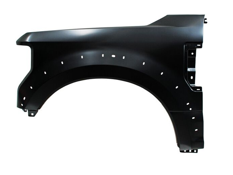 SALPICADERA FORD SUPER DUTY /F450 2020 AL 2022 ALUM C/HOYO P/MOLD IZQ