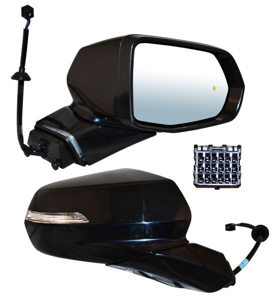 [ELCBL19ER1-MOBI] ESPEJO CHEVROLET BLAZER 19-21 ELECT P/PINT C/DIRECC C/DESEMP C/SENSOR PUNTO CIEGO C/MEM 11 PINES DER TW