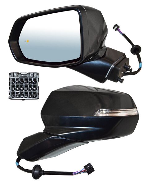 ESPEJO CHEVROLET BLAZER 19-21 ELECT P/PINT C/DIRECC C/DESEMP C/SENSOR PUNTO CIEGO C/MEM 11 PINES IZQ TW