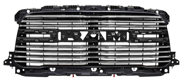 PARRILLA DODGE PU 19-21 DODGE RAM 2500/3500 NEG C/MOLD CROM LINEAS  TW