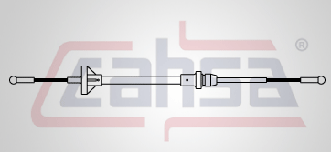 CHICOTE EMBRAGUE DODGE SHADOW  DE 1989  2.2L COD. CH302 (112739)