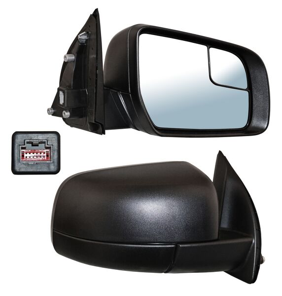 ESPEJO FORD RANGER 17-21 ELECT TEXT C/PUNTO CIEGO 3 PINES DER TW