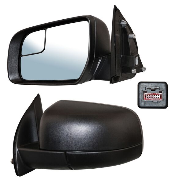 ESPEJO FORD RANGER 17-21 ELECT TEXT C/PUNTO CIEGO 3 PINES IZQ TW