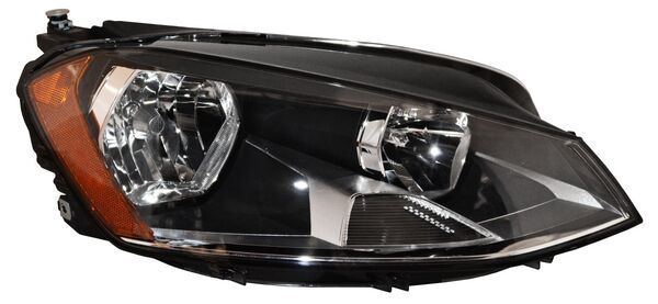 FARO VOLKSWAGEN GOLF 2015 AL 2017 REFLEJANTE AMBAR DER TYC