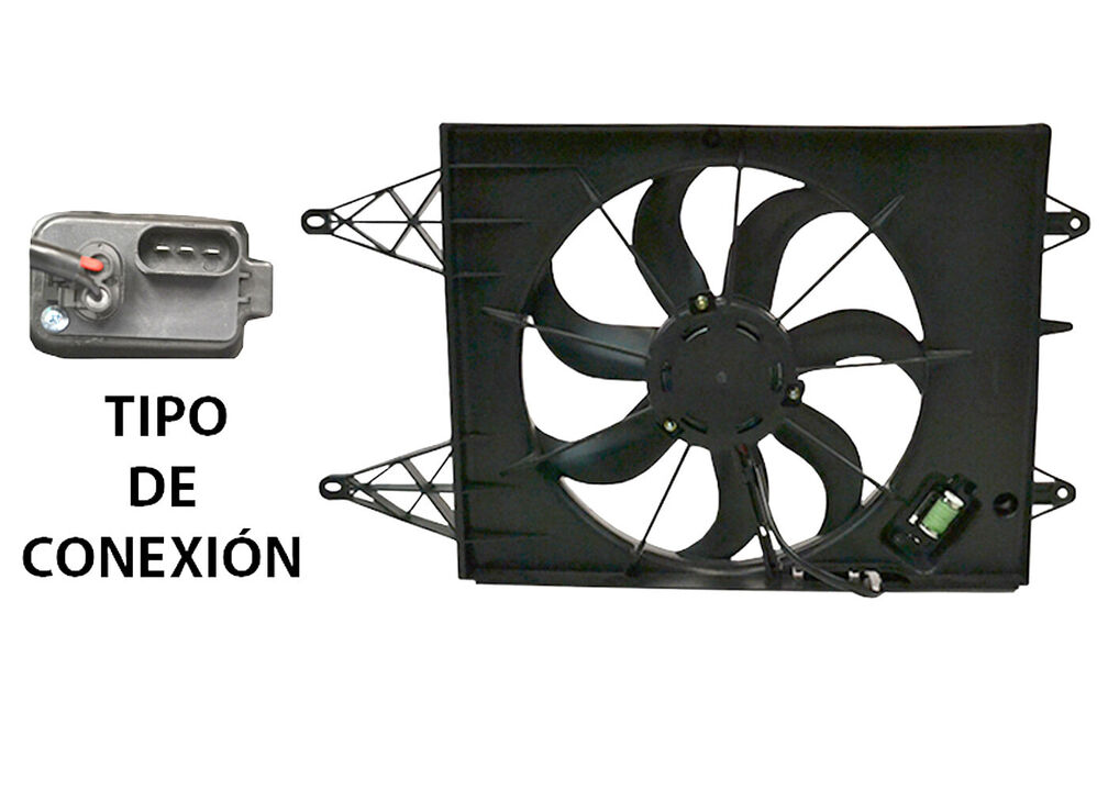 [VWWGMT09C] MOTOVENTILADOR VOLKSWAGEN GOL 09-15/SAVEIRO 10-16