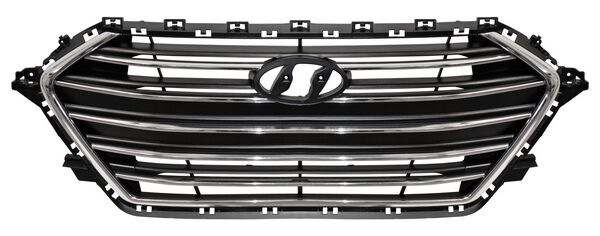 REJILLA (PARRILLA) HYUNDAI ELANTRA 17-18 C/MOLD CROM TW