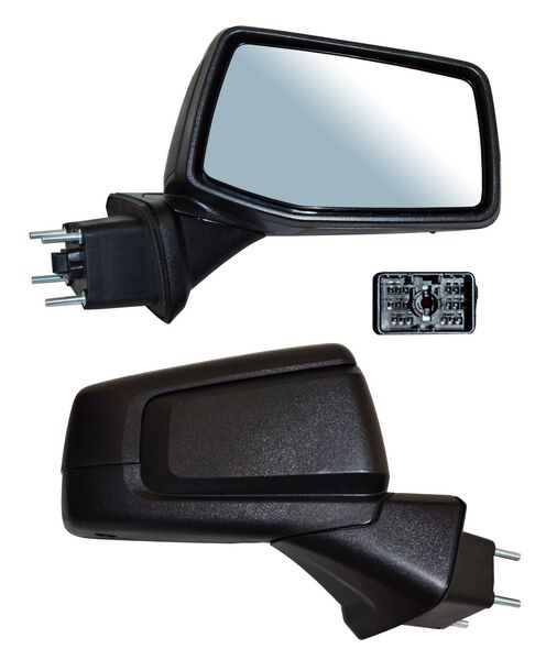 ESPEJO CHEVROLET PU 1500 SILVERADO 2019 AL 2023 ELECT P/PINT C/DESEMP C/PUNTO CIEGO 7 PINES DER TW