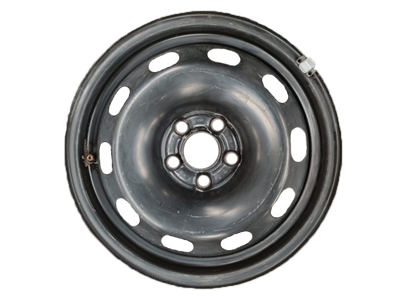[RI155US] RIN 15" 4/100 17 CM ANCHO 5 ASPAS HONDA ORIGINAL GRIS DESMONTADO 1 PZA
