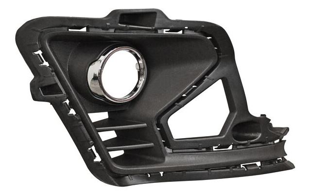 REJILLA (PARRILLA) KIA RIO DE 2021 AL 2023 P/ FARO AUX (NIEBLA) C/MOLD CROM DER TW