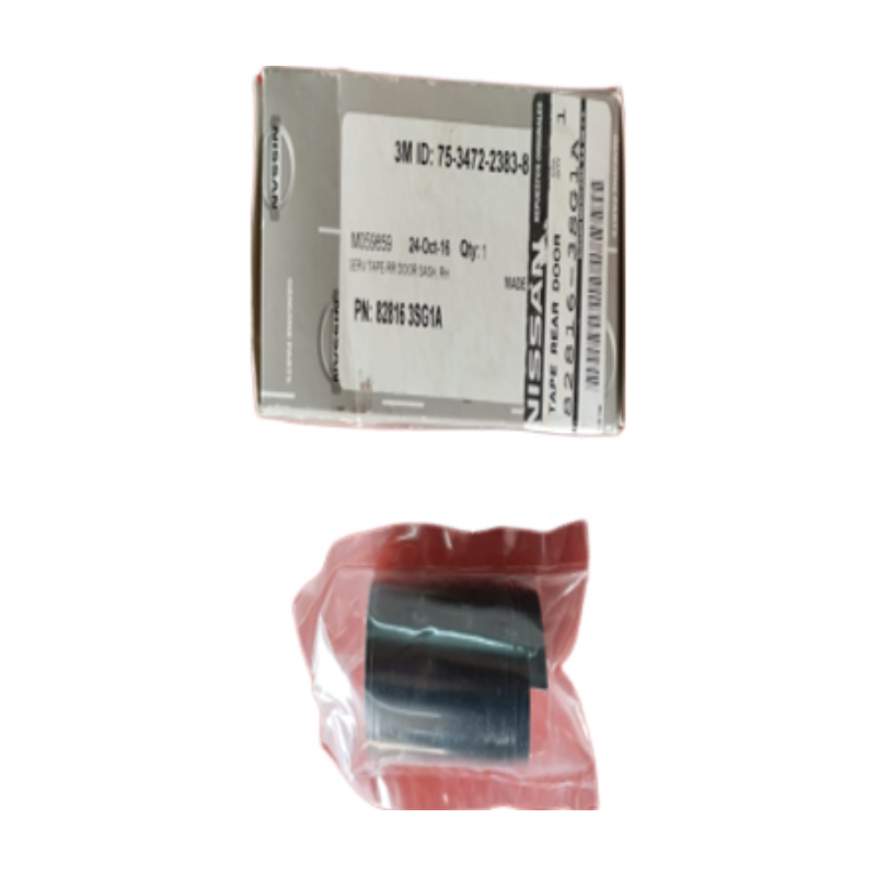 [82816-3SG1A] STICKER PELICULA NEGRA NISSAN SENTRA 13-18 PUERTA TRASERA DERECHA ORIGINAL