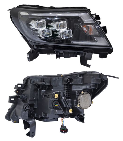 [FANI-PU21-L2] FARO NISSAN PICK UP NP300/ FRONTIER 2021 AL 2024 PLATINUM/PRO4X LEDS IZQ CNA PU