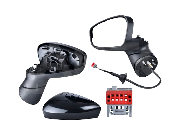 ESPEJO FORD FIESTA DE 2011 AL 2016 ELECT C/PUNTO CIEGO LISO ST/SES/TITANIUM/SEL/SE/S L4 4CIL 1.6L 4 PTAS IZQ *R