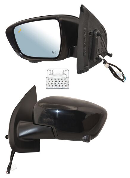 ESPEJO NISSAN FRONTIER 2022 AL 2023 ELECT LISO C/SENSOR PUNTO CIEGO C/DESEMP C/MONITOR VISION PERIFERICA 11 PINES IZQ