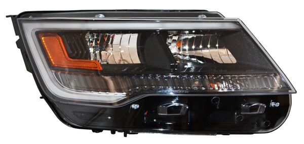 FARO FORD EXPLORER 2018 AL 2019 FONDO NEGRO LEDS C/LUZ DE DIA DER TYC