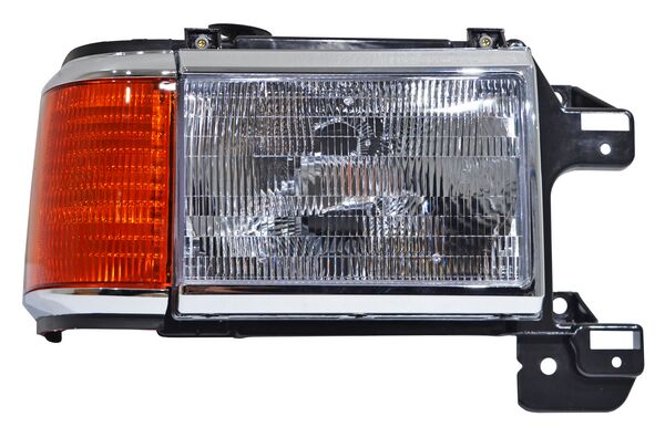 FARO FORD PU 1987 AL 19991 C/CROMO C/BASE C/CUARTO DER